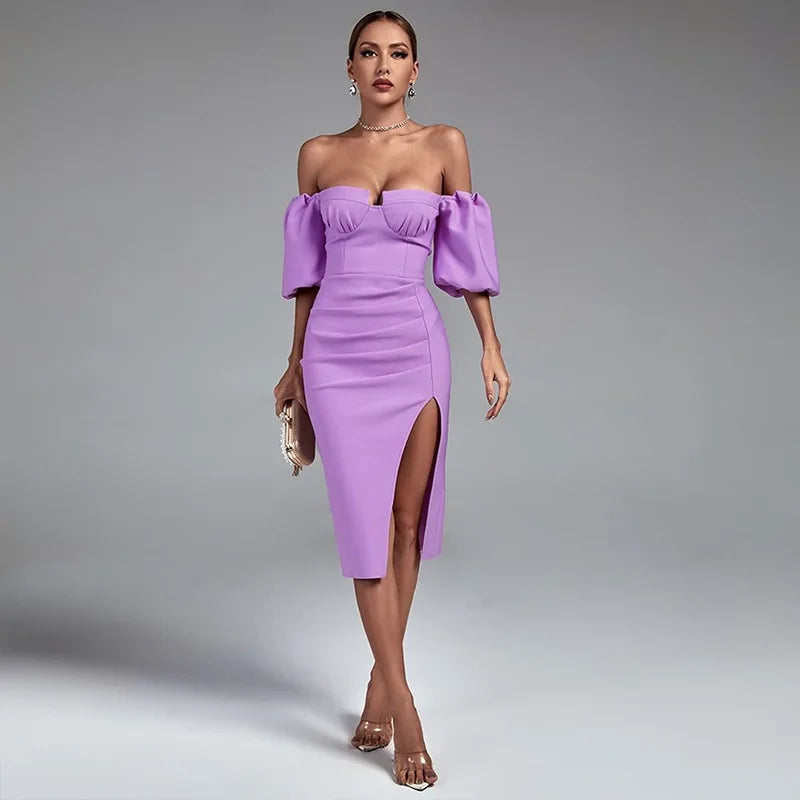 Sexy Spaghetti slash neck Cocktail Dresses,