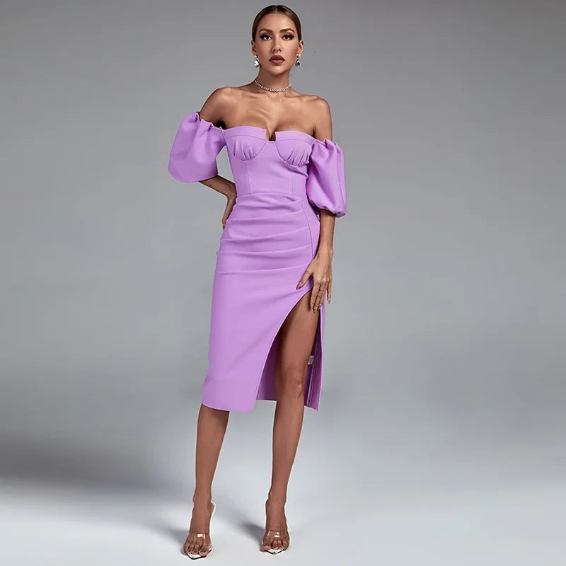 Sexy Spaghetti slash neck Cocktail Dresses,