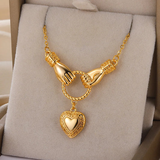 Heart Locket Pendants Necklaces