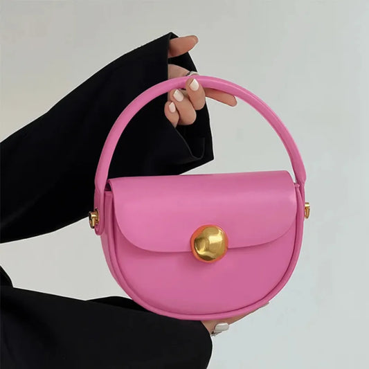 Pink Mia One Shoulder Handbag