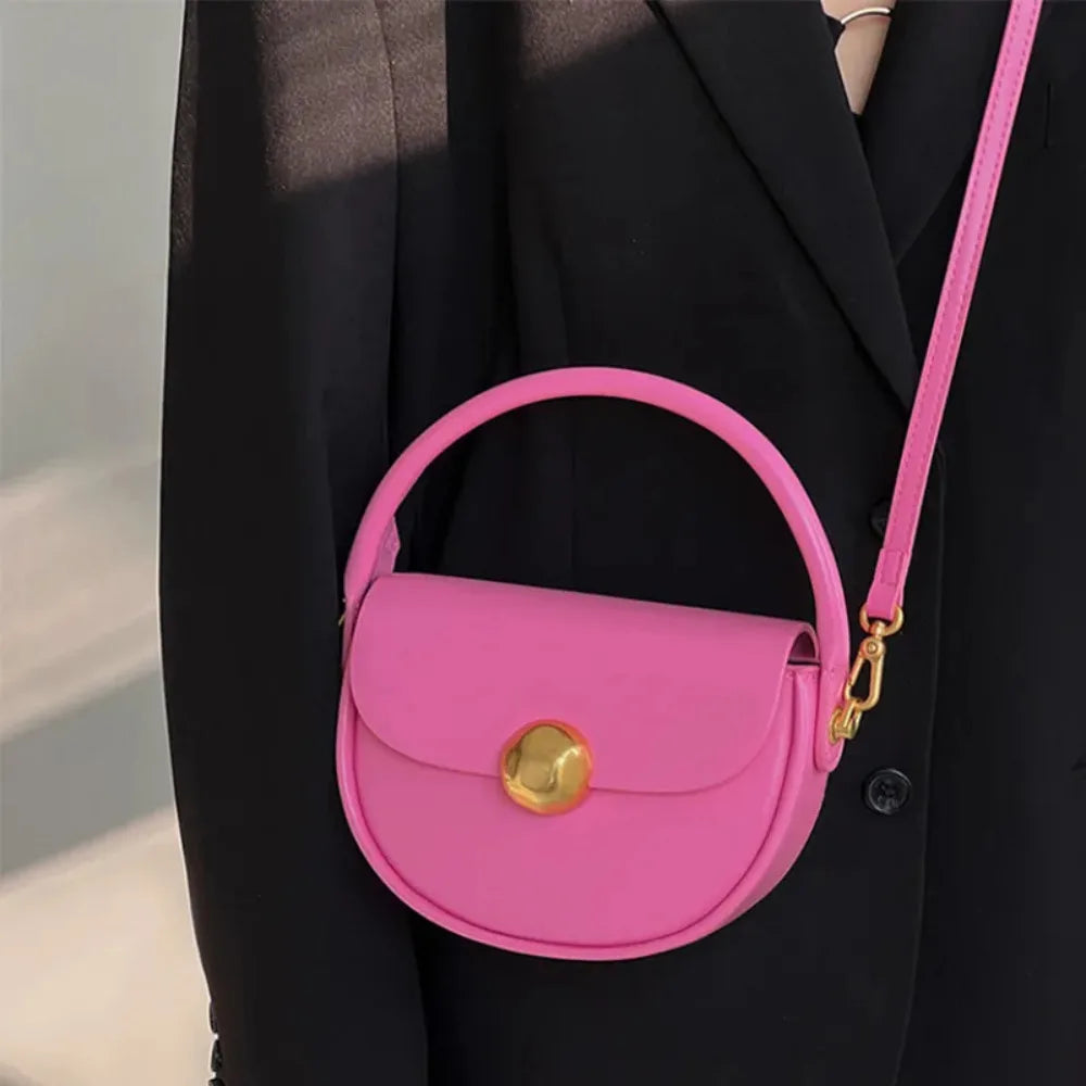 Pink Mia One Shoulder Handbag